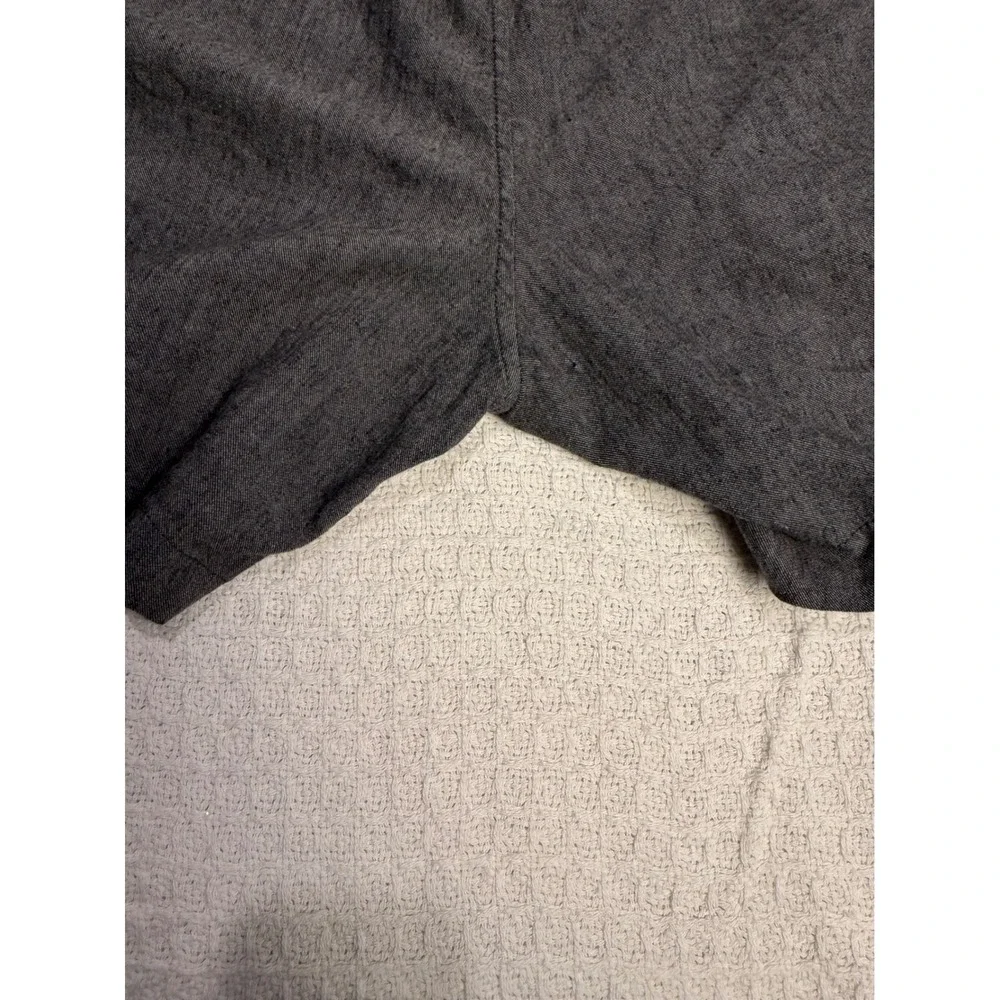 Express Men's Gray Chambray Drawstring Elastic‎ Waist Shorts Size XL